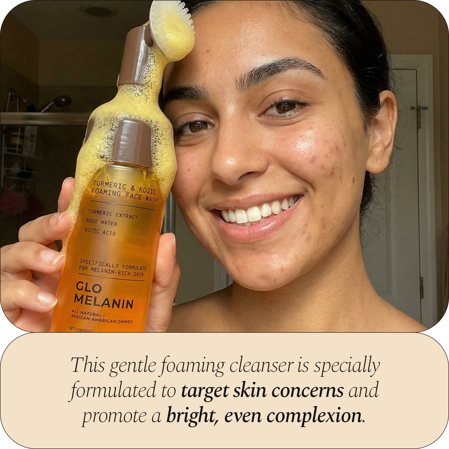 Turmeric and Kojic Foaming Face Wash